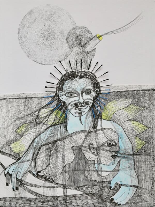 RemeRemedios_Elipsisdeagua__acuarelarotuladoryalfileressobrepapel_25x33cm_2020