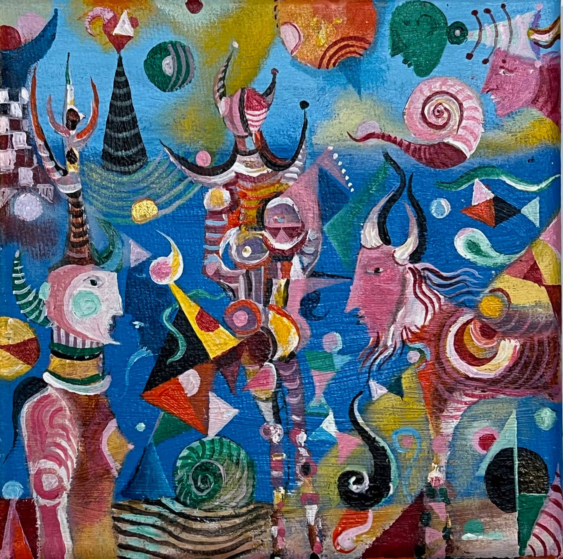 6.- s/t -Acrílico sobre tela 15 x 15 cm 500€ 6.- s/t -Acrílico sobre tela 15 x 15 cm 500€