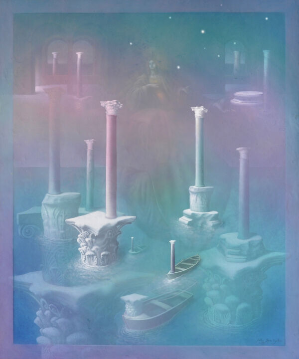 2005 Adolfo Álvarez Barthe. ASUNCIÓN. Temple sobre tab la.100x120 cms.