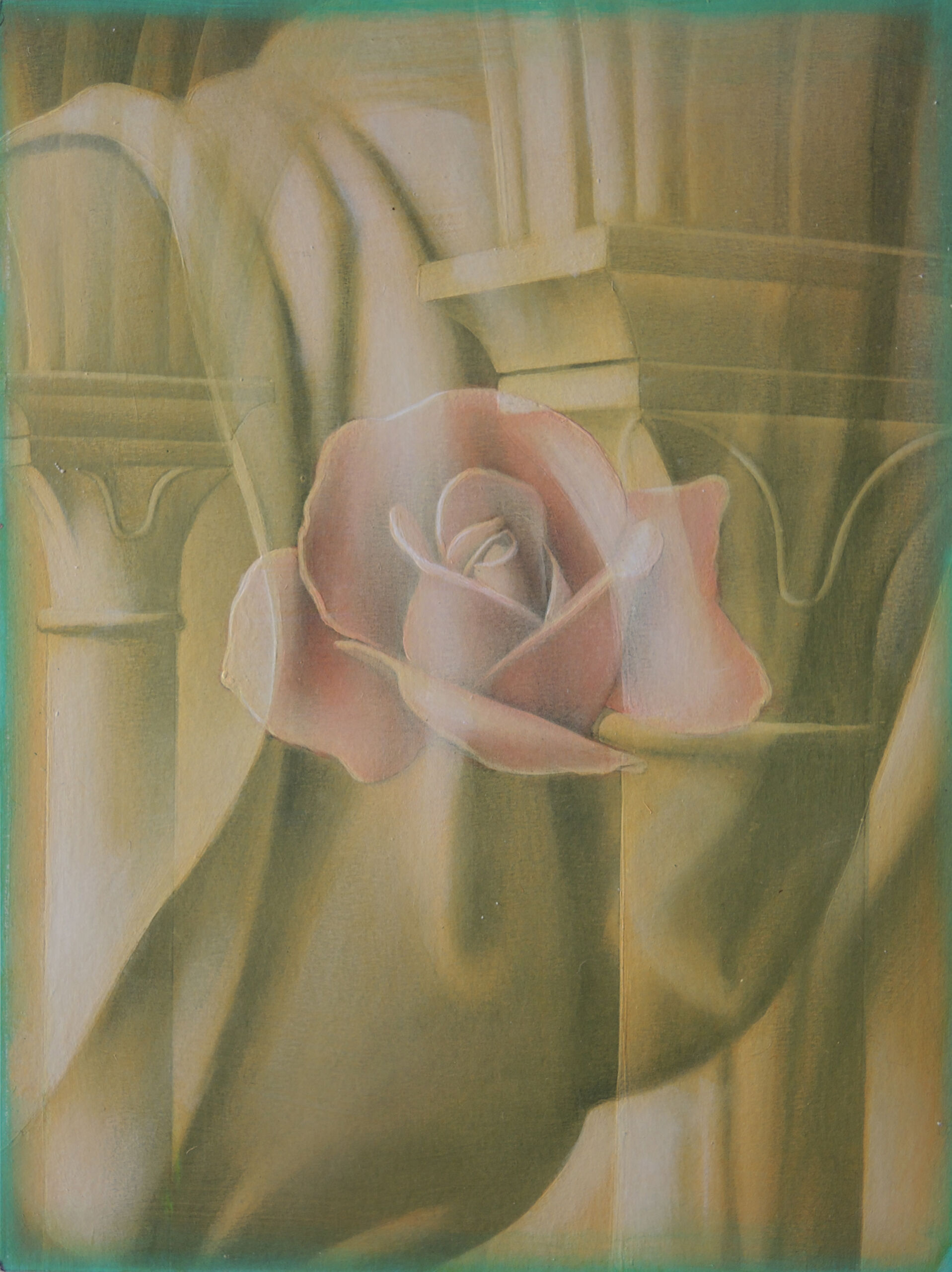 2020 Adolfo Álvarez Barthe. CÁNDIDA ROSA. Temple vin ilico-papel. 31,5×23 cms 2020 Adolfo Álvarez Barthe. CÁNDIDA ROSA. Temple vin ilico-papel. 31,5x23 cms