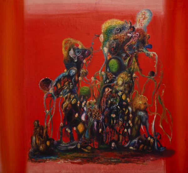 Criaturas zoomórficas 50x50cm