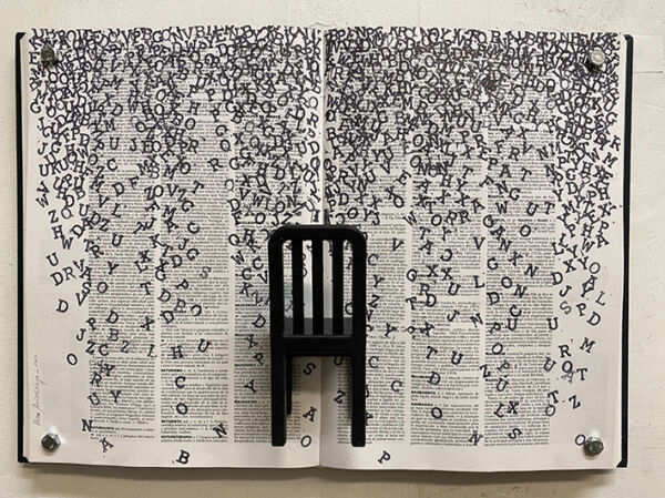 El lector invisible I (lluvia de letras)
