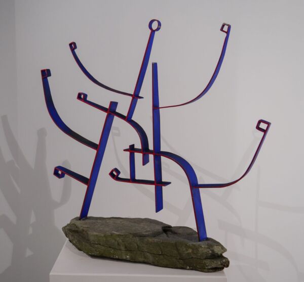 Desarrollo azul. 72 x 80 x 10 cm