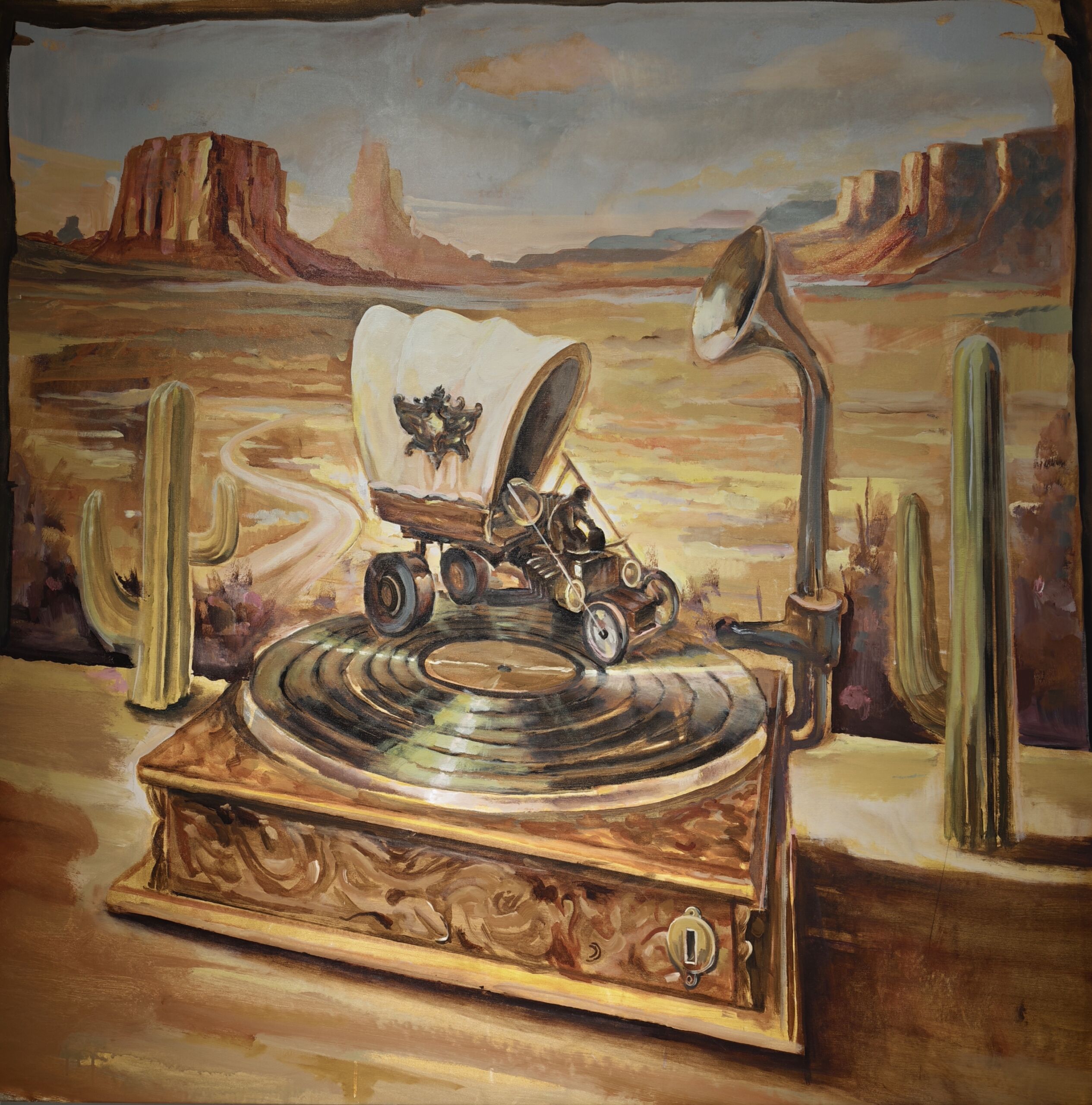 Carro 2026. 150 x 150 cm
