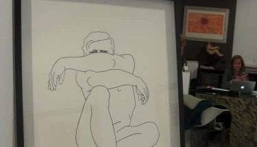 Serigrafía de Amancio González Andrés.