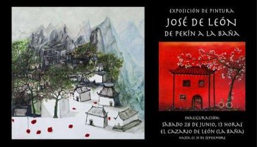 Invitación a la exposición de José de León.