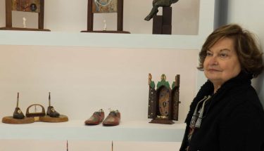 Teresa Gancedo en la sala Ármaga. © Fotografía de Vicente García.