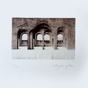 2002 Adolfo Álvarez Barthe. SIN TITULO. Grabado a la lija de agua. Medidas 50x70 cms. Mancha 25x35 cms