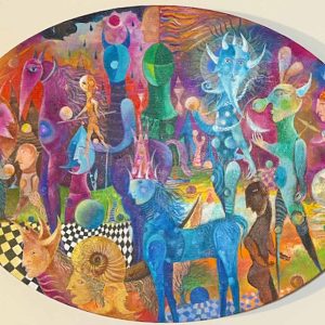 3.- Acrílico sobre tela 40 x 30 cm ovalado - 900€