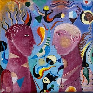 3.- Acuarela sobre tela 15 x 15 cm - 500€