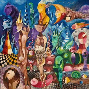 4.- Acrílico sobre tela 40 x 40 cm -800€