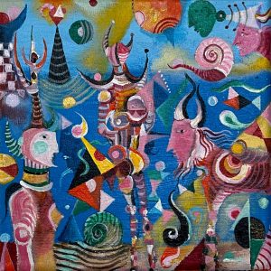 6.- s/t -Acrílico sobre tela 15 x 15 cm 500€