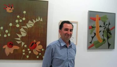 Inauguración de la exposición de GUZPEÑA en Ármaga (10-IX-2015). © Foto: Eloísa Otero.