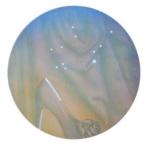 Adolfo Álvarez Barthe San Bernardo y la cándida2025 30 cm diámetro