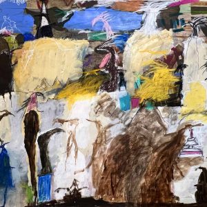 Alexandra-Dominguez_Un-serafin-en-el-paro_Pintura-sobre-papel-super-alfa_56x76cm - 970€