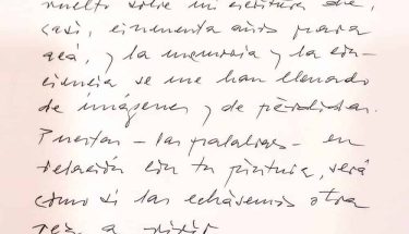 Carta Gamoneda a Elías 1994