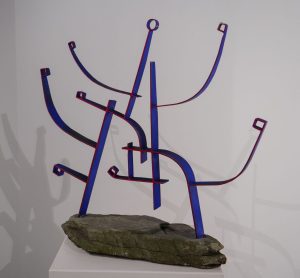 Desarrollo azul. 72 x 80 x 10 cm