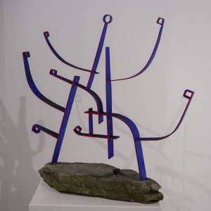 Desarrollo azul. 72 x 80 x 10 cm