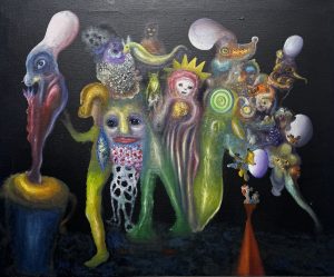 La noche y los duendes 51x62cm