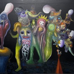 La noche y los duendes 51x62cm
