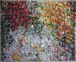 Jorge Quijano - Estudio de flores. Óleo sobre lienzo. 41x33cm 2018
