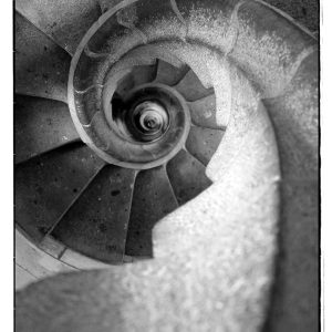 Julia G. Liébana escalera caracol sagrada Familia