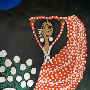 LaChunga-fondo negro 70x50cm