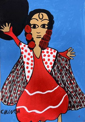 LaChunga_mantonylunanegra_35x25cm