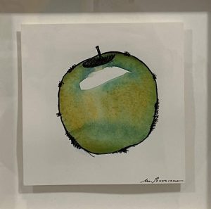 Miguel Escanciano- manzana verde 15 x 15.