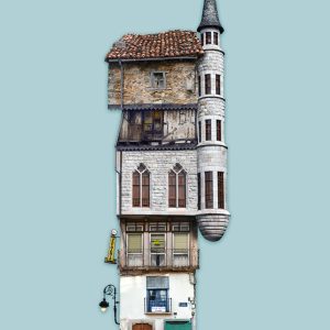 Pablo JeJe - Mi palacio, la torre Gaudí. 110 x 32cm