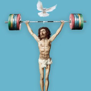 Pablo-JeJe_EL-CUERPO-DE-CRISTO_collage-digital-metacrilato_60x40cm_2020_ed5