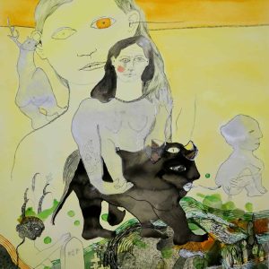 Reme-Remedios_Chorar-morrer-vivir_tecnica-mixta-sobre-papel_75x55cm_2021