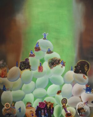Signo de la montaña José de León 160x130cm