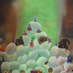 Signo de la montaña José de León 160x130cm