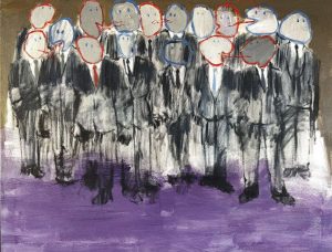 V-Mourelo_CONFERENCIA-DE-PRESIDENTES_oleo-sobre-lienzo_81x100cm