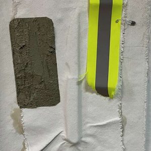 V-Mourelo_EMOJI_mixta-oleo-collage-sobre-lienzo_60x30cm