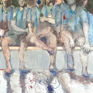 V-Mourelo_LA-QUIMICA-DEL-VESTUARIO_oleo-sobre-lienzo_162x130cm